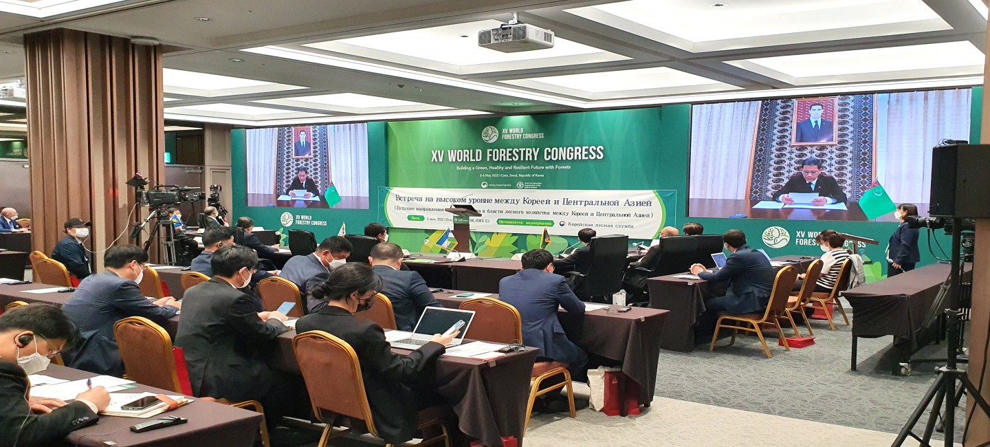 TURKMENISTAN DELEGATION ATTENDED THE XV WORLD FORESTRY CONGRESS IN SEOUL